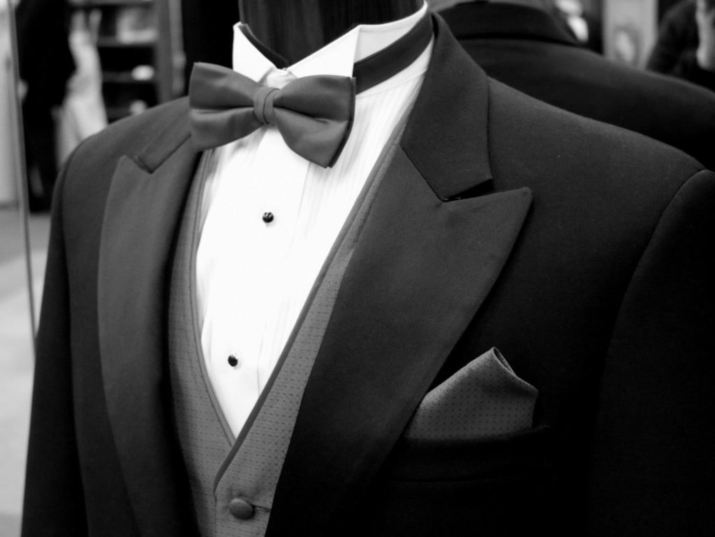 Black Tuxedo for Formal Wedding Dress Code