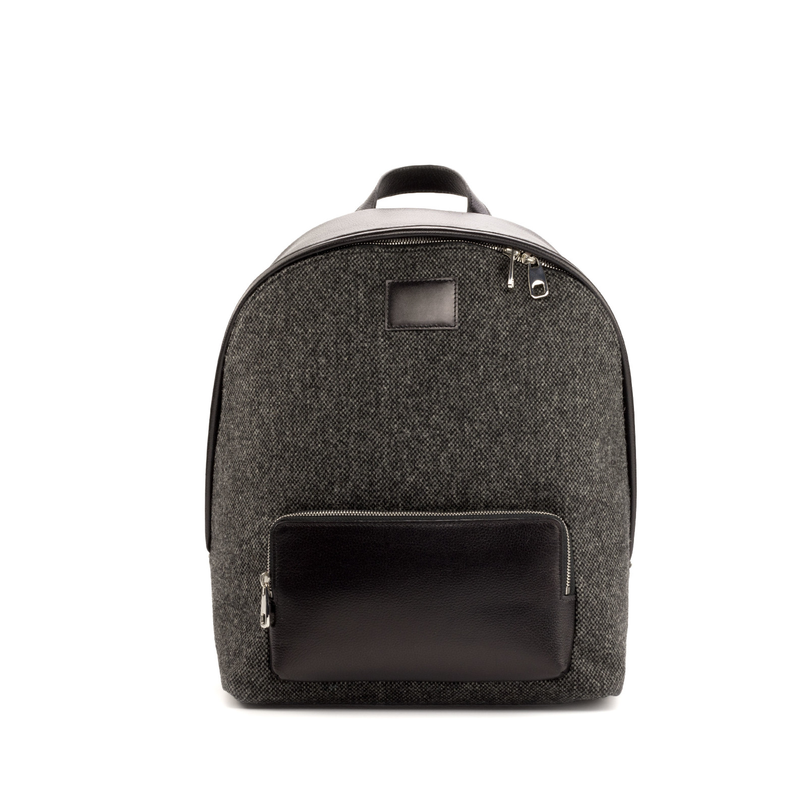 black leather Backpack Product Image